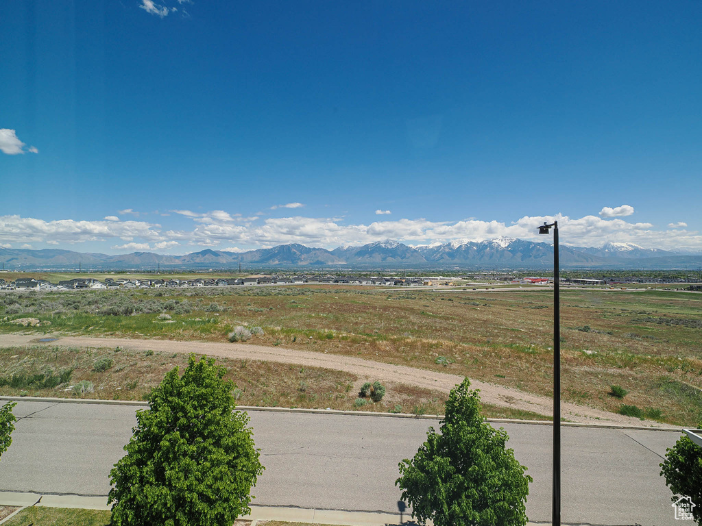 View of mountain background