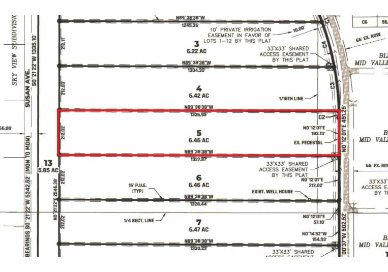 Map / location featuring property boundaries highlighted