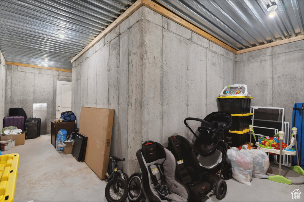 View of storage room