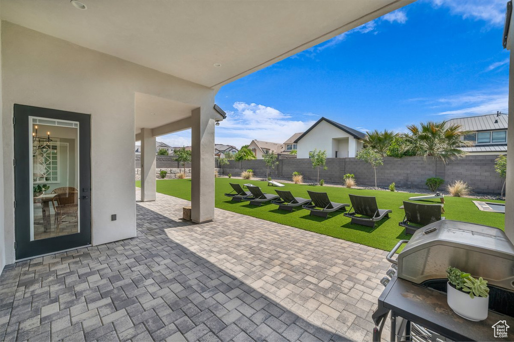 View of patio