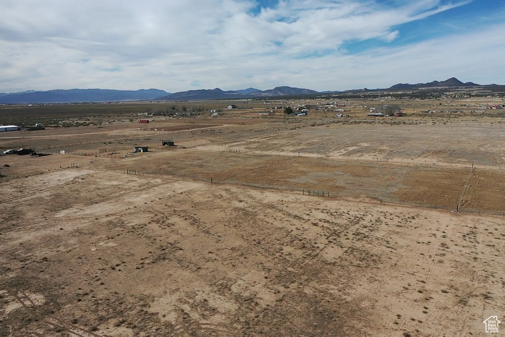 Property view of mountains featuring a rural view
