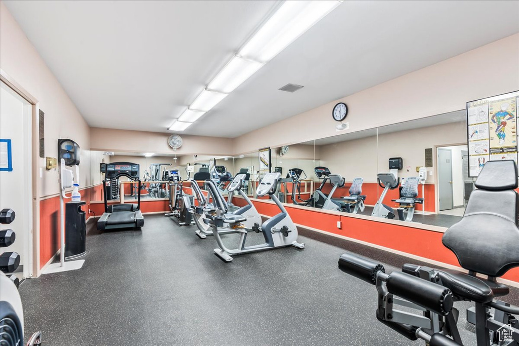 View of exercise room
