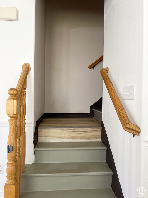 View of stairway