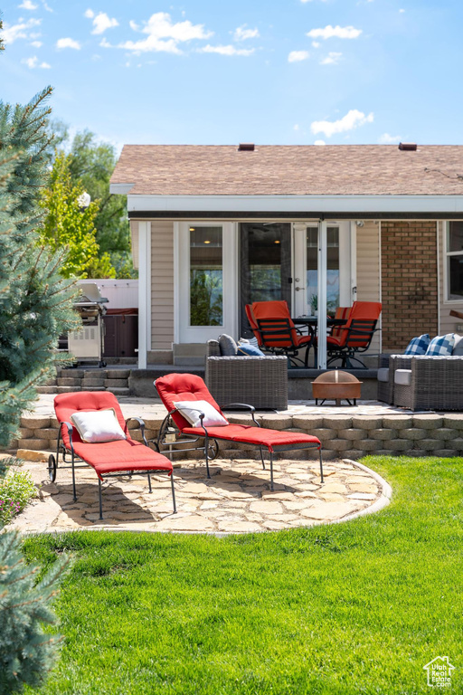 View of patio / terrace with outdoor lounge area