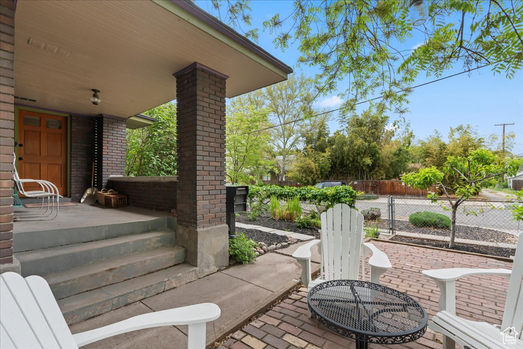 View of patio / terrace with fence