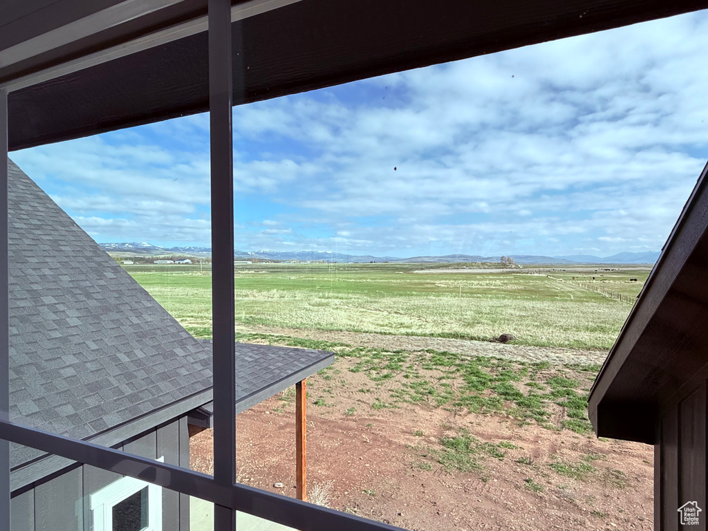 View of yard with a view of rural / pastoral area