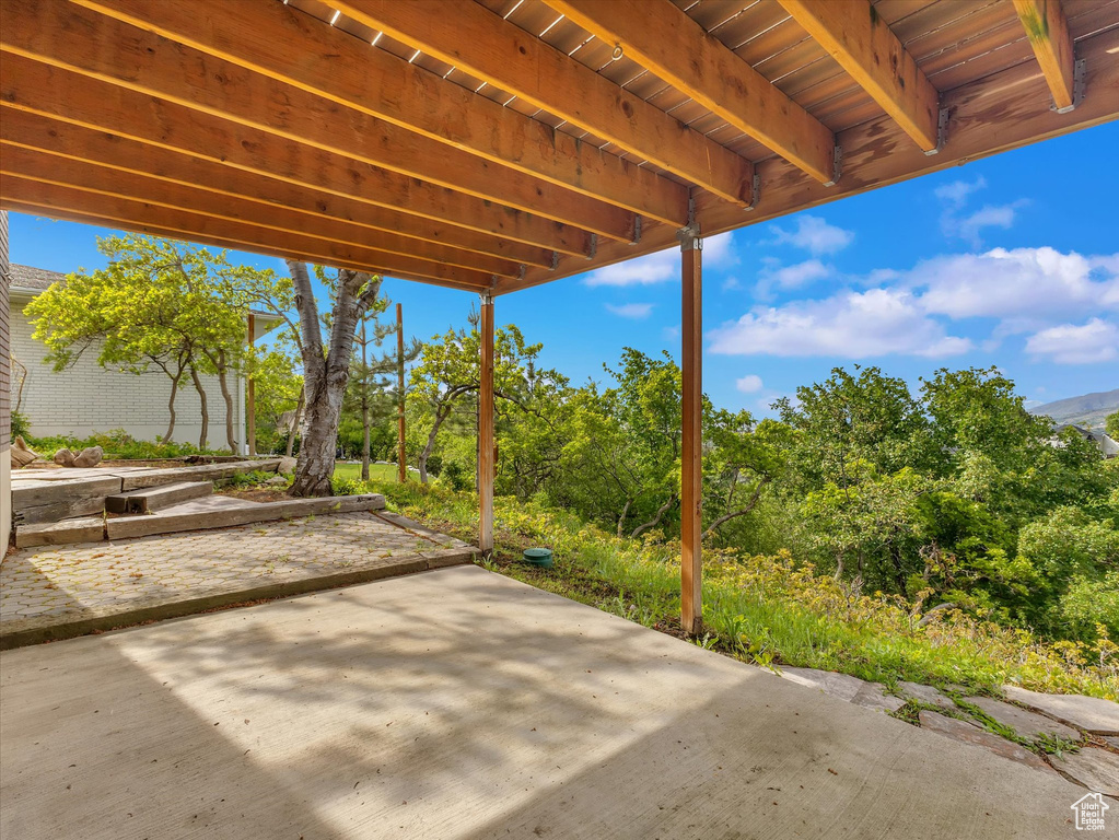 View of patio