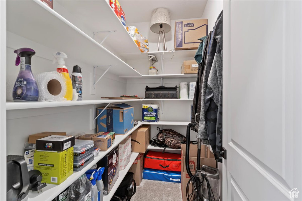 View of storage area