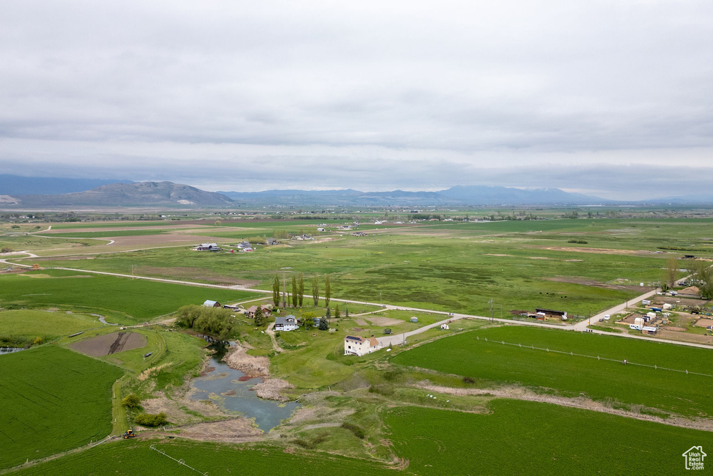 View of property location featuring rural landscape and a mountain backdrop