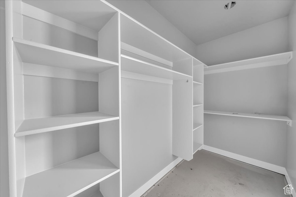 View of spacious closet