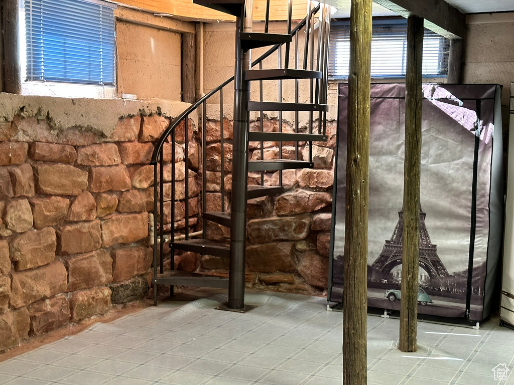 View of stairway