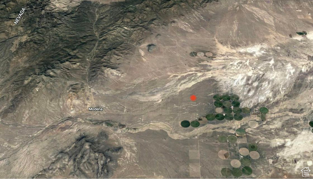 Aerial view of property's location