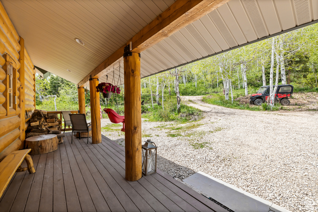 View of porch