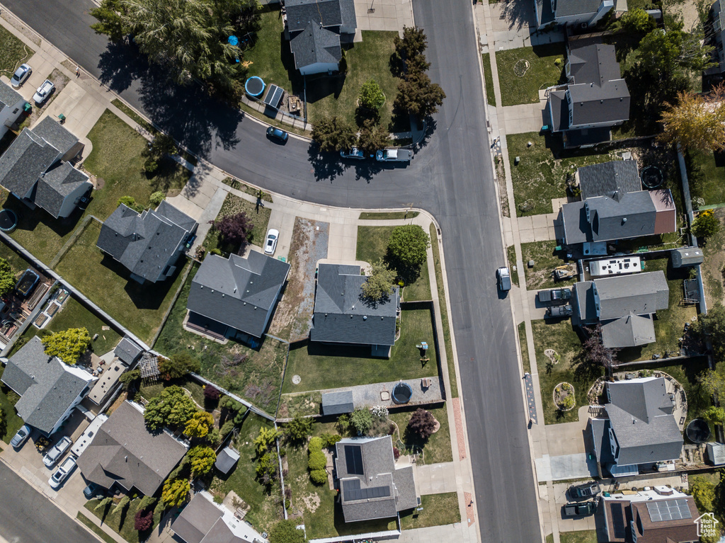Drone / aerial view featuring a residential view