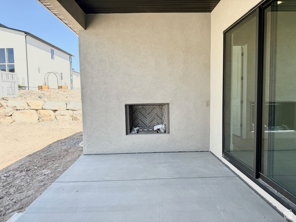 View of patio