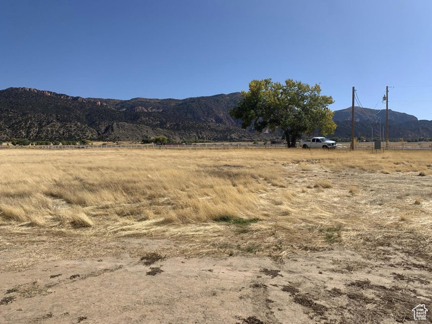 Mountain view featuring rural landscape