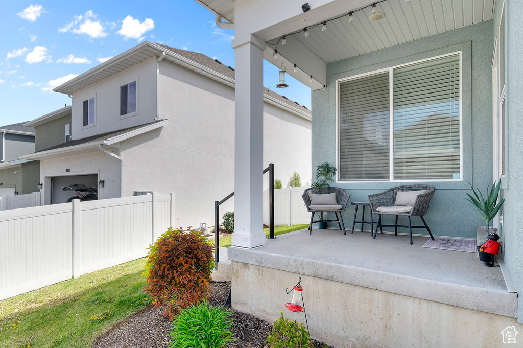 View of patio / terrace with fence