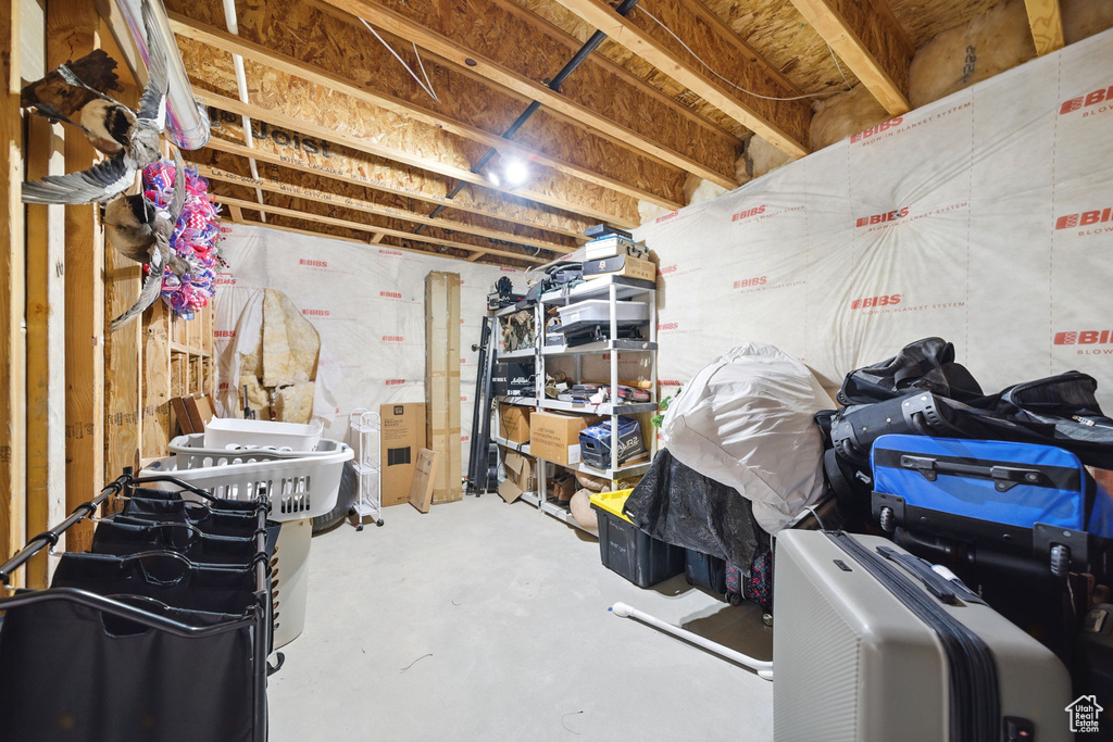 View of storage area