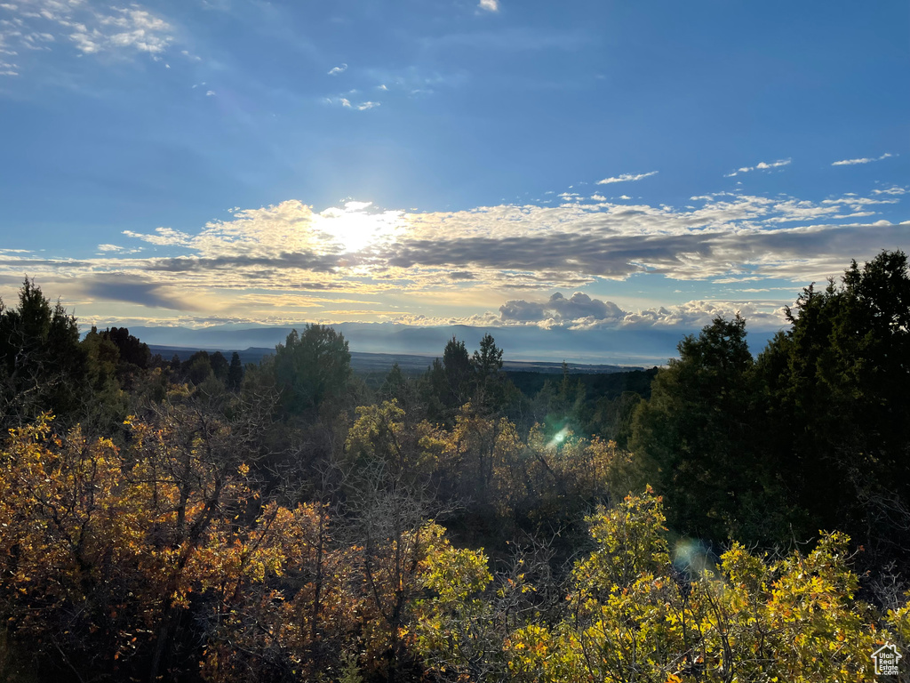 View of mountain background