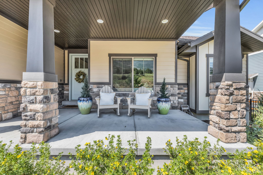 View of patio