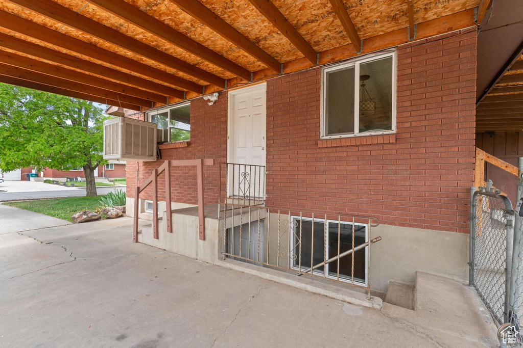 View of patio
