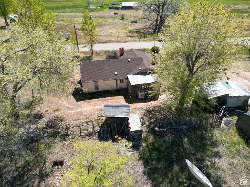 Aerial overview of property's location