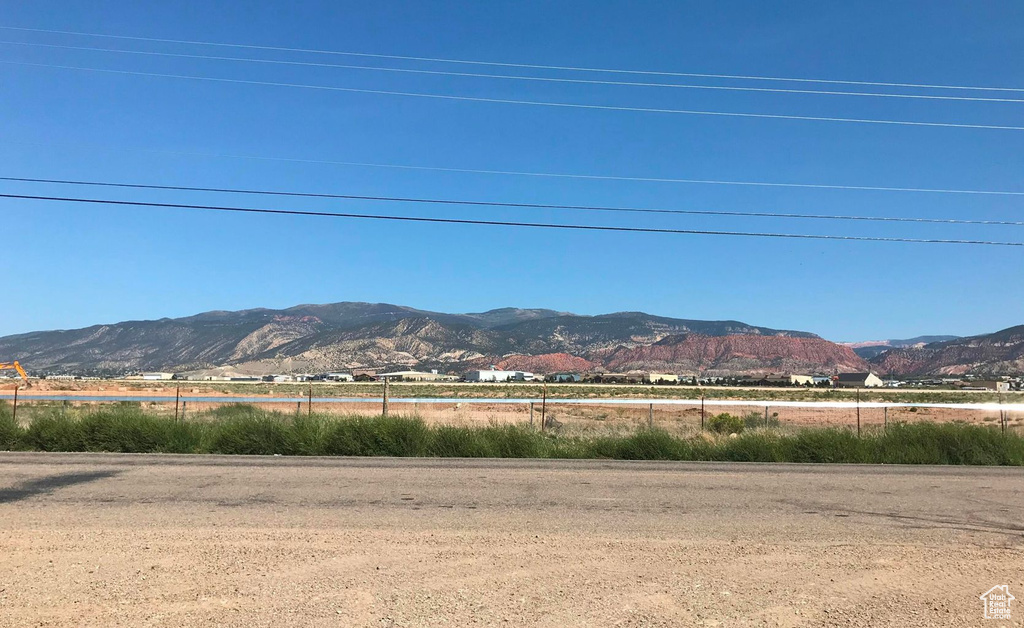 View of mountain background