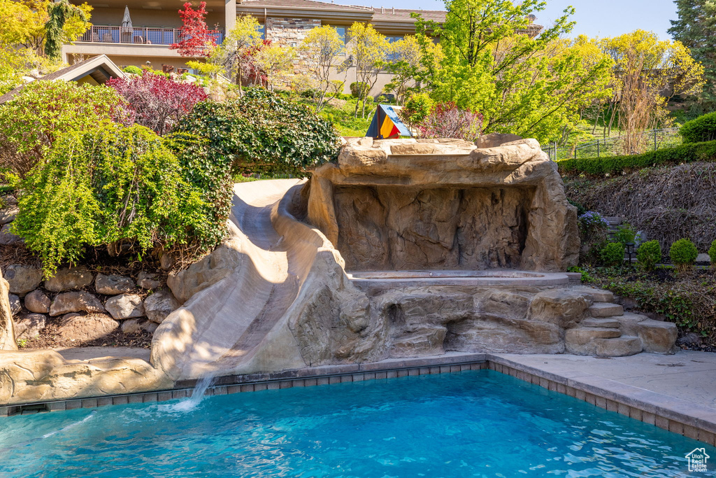 View of pool