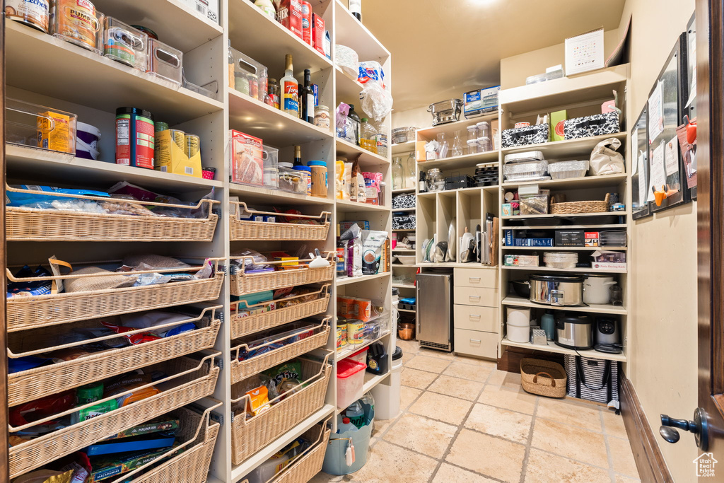 View of storage area