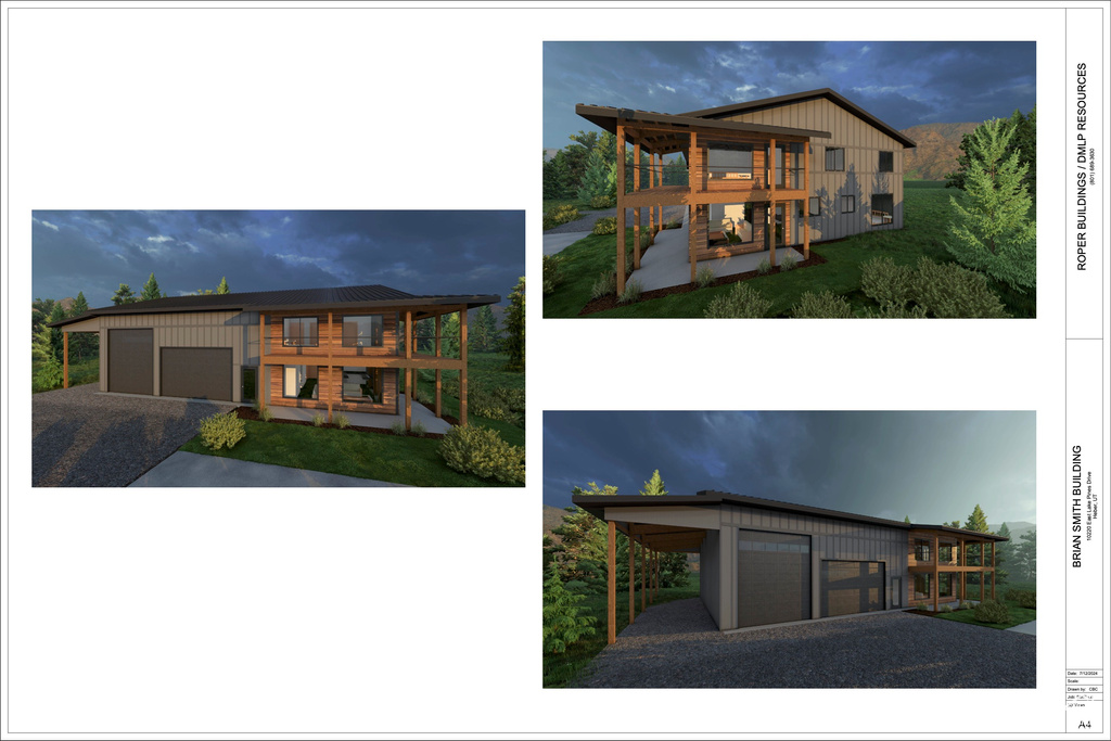 View of a document with a collage of images