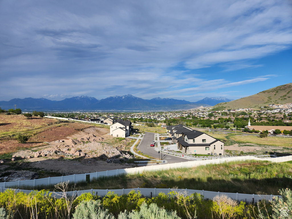 View of mountain background