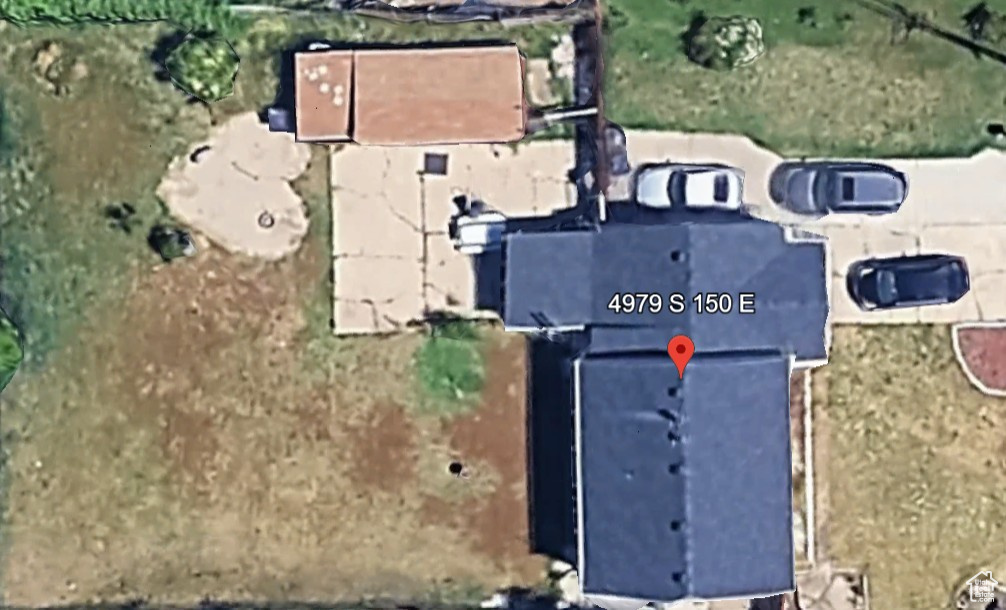 Aerial view of property's location