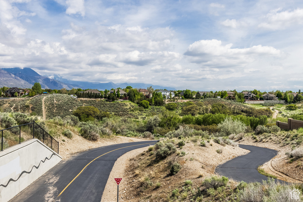 View of mountain backdrop