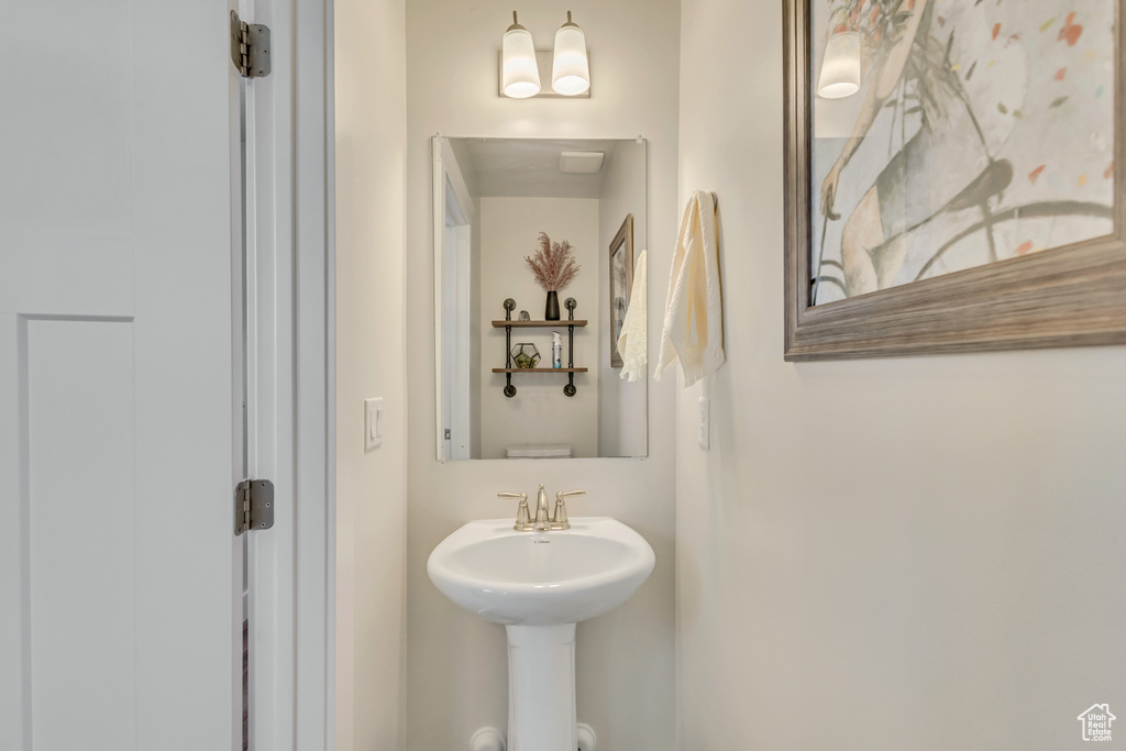 Bathroom featuring a sink