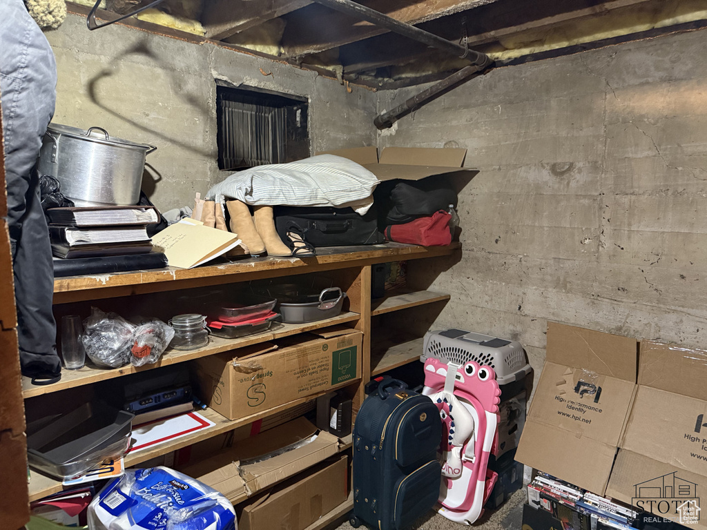 View of storage