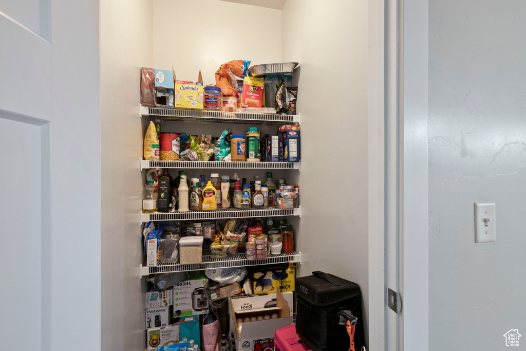 View of storage area
