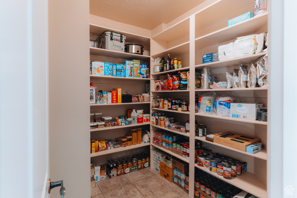 View of storage area