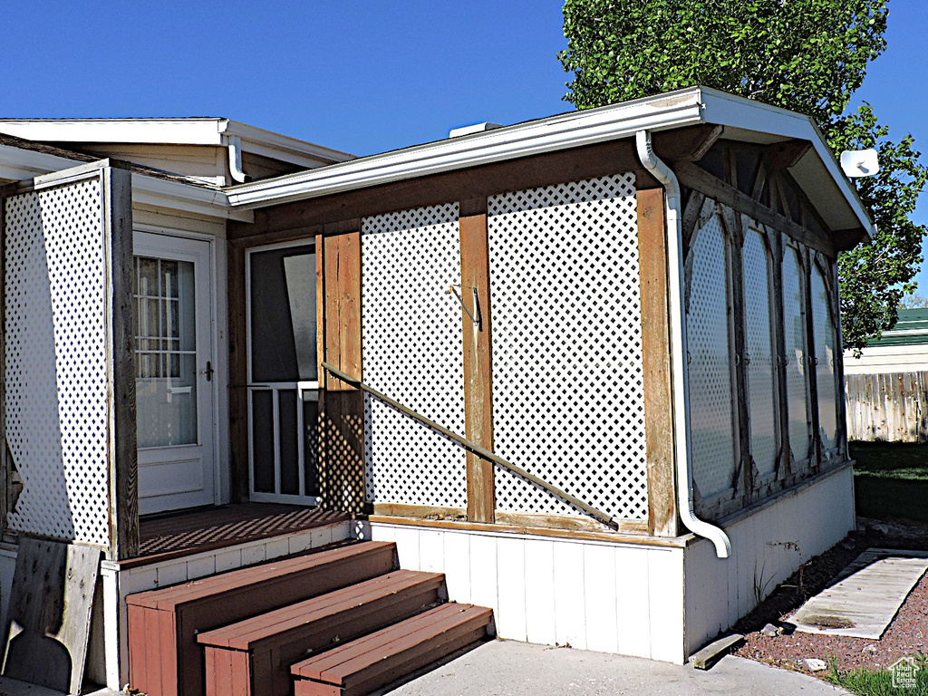 View of property entrance