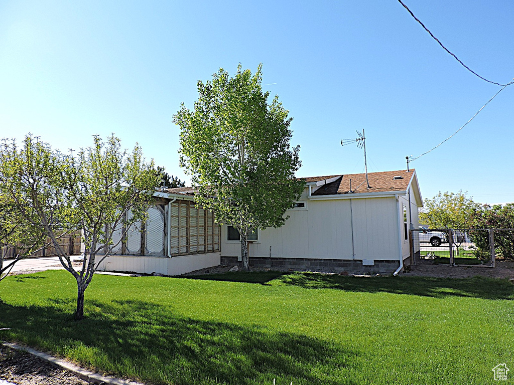 View of rear view of house