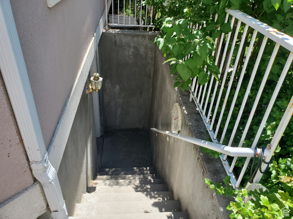 View of stairs