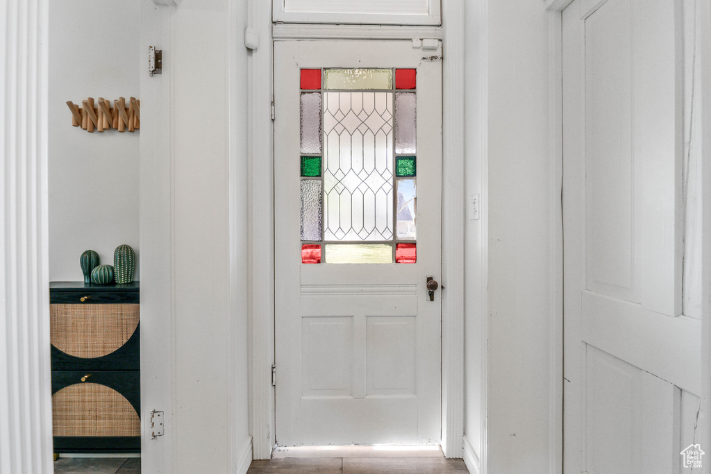 View of doorway to outside