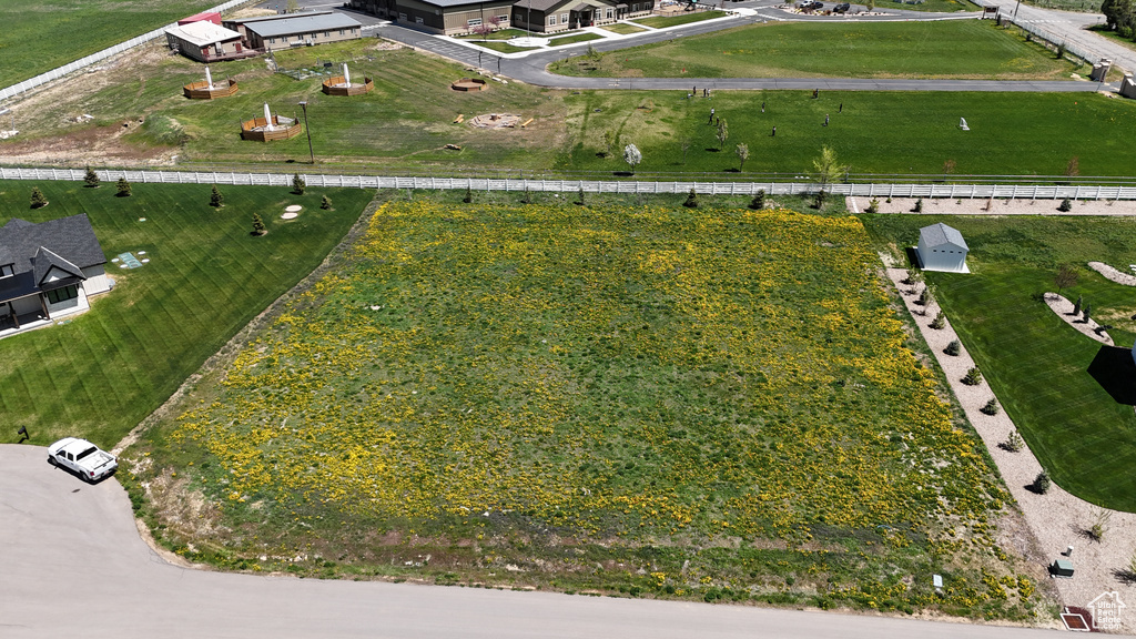 Aerial overview of property's location