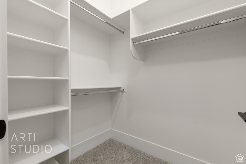 View of spacious closet