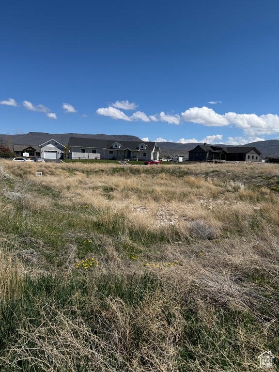 View of mountain background