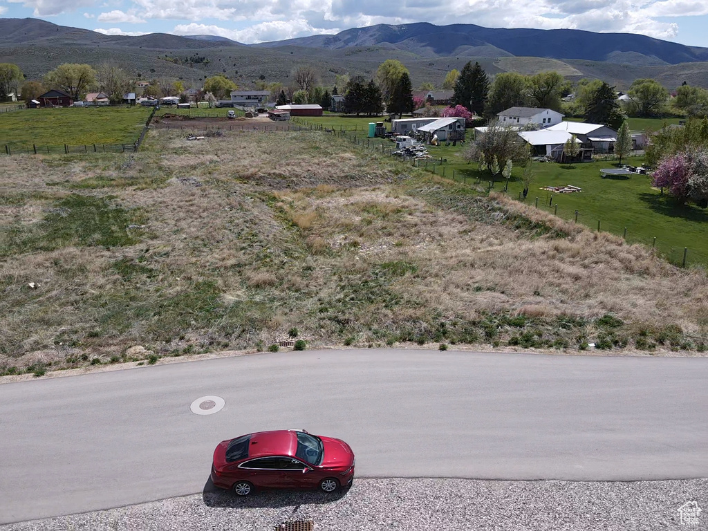 View of mountain background