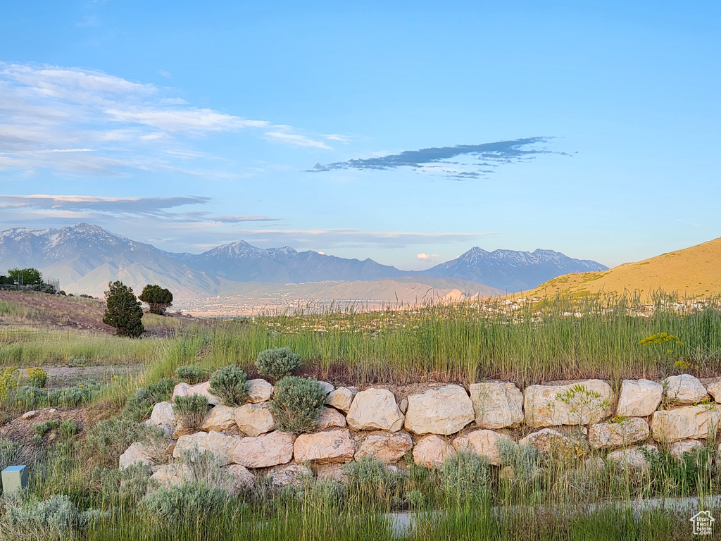 View of mountain backdrop