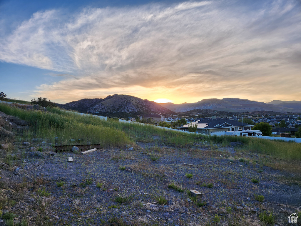 View of mountain background