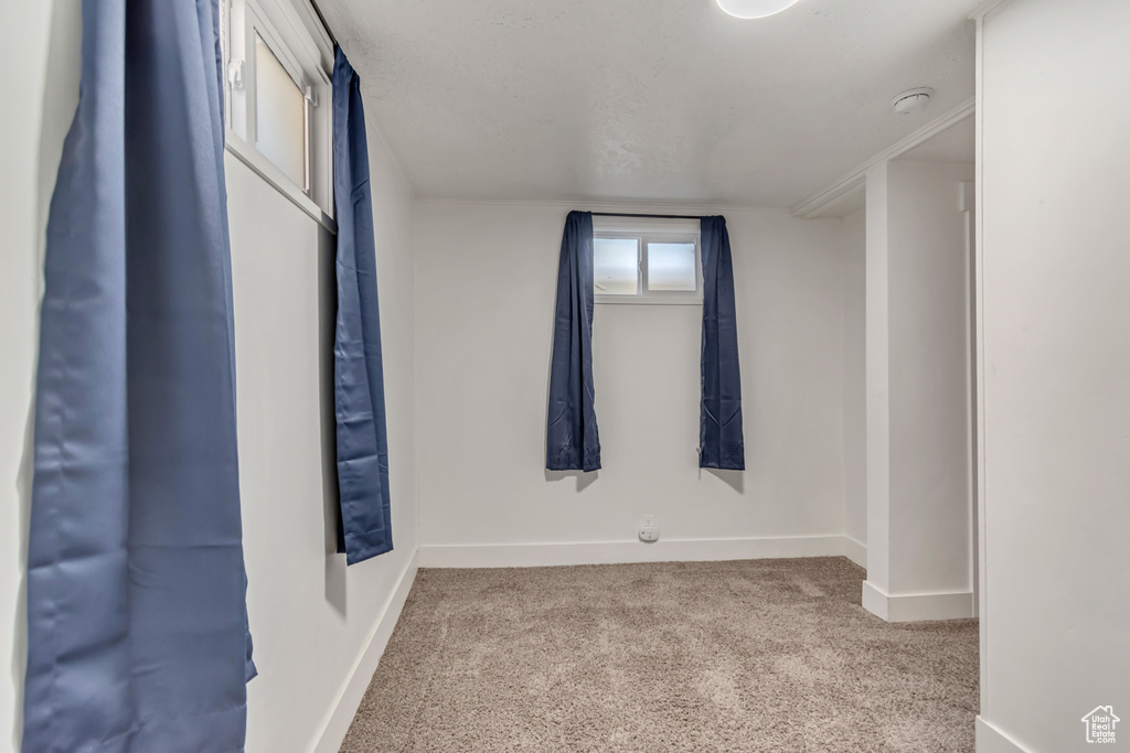 Interior space with baseboards