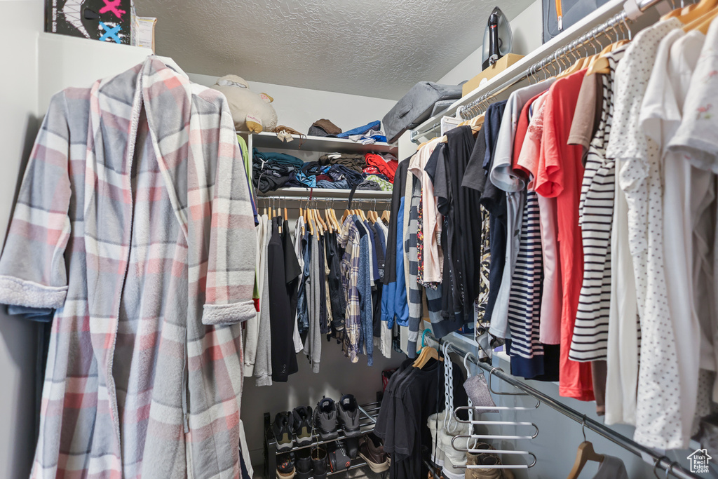 View of spacious closet