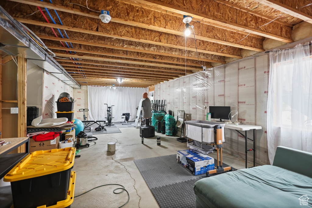 View of basement